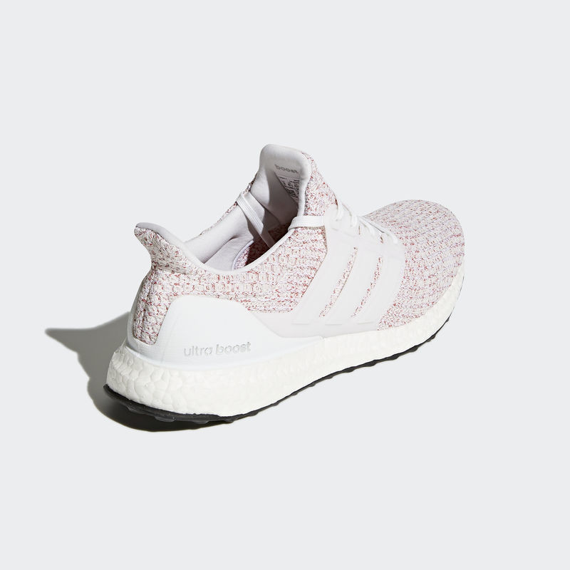 Ultra boost 4.0 top white scarlet